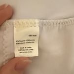 Striped Black & White Wrap One Piece Bathing Suit Size L Photo 2