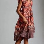 Anthropologie Boho Printed Midi Dress Photo 1
