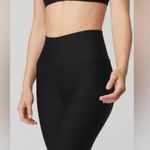 Alo Yoga Black  High-Waist Airlift Capri Size Small Photo 5