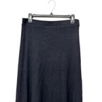 Bobeau Ribbed Knit Classic Midi Skirt Pull-On Elastic Waist Black W Medium NWOT Photo 6