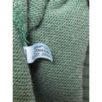 Aerie  Down to Earth 1/4 Zip Sweatshirt Rib Oversized Green Small Photo 4