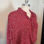 Amuse Society NWT  Red Dot Cropped Buttondown Top  Photo 5