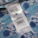 NWT Emerson Fry India Collection Frances in Danube Little Marigolds Dress S Blue Photo 3