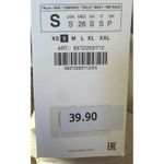 ZARA Faux Leather Legging Pants High Rise Cream White Skinny Zip Hem Sz Small Photo 5