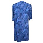 Fresh Produce Blue Abstract Tunic Dress Top Size Medium Made in USA Photo 2