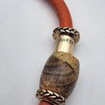 Barse Orange Leather & Picture Jasper Bracelet Photo 2