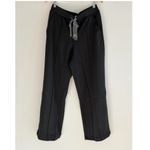 FIGS  High Waisted Salina FORMx Wide Leg Scrub Pants in Black, Size Large Photo 8