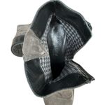 Aquatalia Gray Suede Moto Ankle Boots Buckle Detail Weatherproof Women’s 8.5 Photo 6