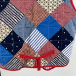Handmade  quilted Americana vest red white blue July 4th watermelon grandma L Photo 6