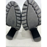 JustFab Womans Just Fab Carolina Black Fabric Platform Block Heel Ankle Boots Size 10 Photo 7