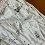 Banana Republic Wide Leg, Flannel, Tiger Lounge Pant, White, Black, Size XS Photo 3