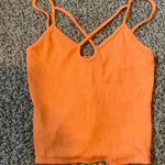 ZARA orange crop top Photo 0