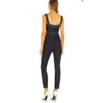 We Wore What New Revolve Corset Overalls Stretch Denim Dark Wash Medium MSRP $198 Photo 3