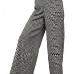 Max Studio Monochrome Zigzag Wide Leg Pants Size Small EUC Photo 0