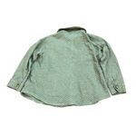 J. Jill Quilted Button Front Collar Long Sleeve Shirt Jacket Sage Green Large Photo 2