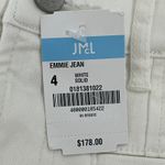 J. McLaughlin  Emmie Jeans 4 NWT $178 Dark Wash White Denim Stretch‎ Cotton Solid Photo 5