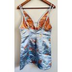Urban Outfitters ‎ Outfitters Womens M Asian Mini Dress Light Blue Satin Tiger Photo 5