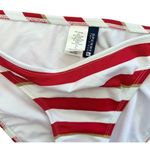 Sperry  •TOP-SIDER•  womens size large gold, red & White striped bikini bottom​ Photo 2
