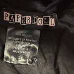 Paper Dolls Paper Doll Black Tunic with White Embroidery Photo 7