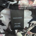 Torrid  Plus 0 0X Black Floral Semi Sheer V Neckline Ruffled Top‎ Shirt Blouse Photo 3