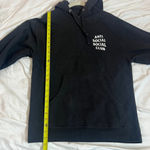 Anti Social Social Club ASSC Black Cotton Hoodie Photo 8