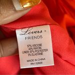 Lovers + Friends | Orange Lace Trim Romper Sz S Photo 7