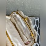 Vintage ivory/white tiny beaded scalloped bag Photo 8