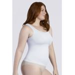 Brand New Curveez Women's Size XL White Compression Sculpting Top Shapewear Photo 2