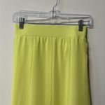 Ruby Rd . Lime green sheer lined elastic waist flowy A-line full skirt maxi large Photo 1