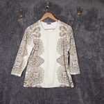 J. McLaughlin  Womens Insignia Catalina Cloth Paisley Equestrian Top Size Large Photo 2