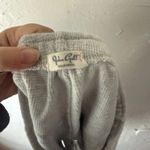 J Galt Brandy Melville Light Grey Waffle Knit Lounge Shorts Drawstring Waist Gray Photo 5