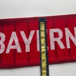 Adidas FC Bayern München  Red Knit Soccer Scarf Fringe Photo 6