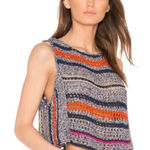 Free People  Step Outside Crochet Sweater Top Photo 0