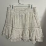 Lulus Sun Lovin’ White Eyelet Lace Tiered Mini Skirt Photo 6
