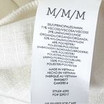 CAbi Laguna Cream Linen Blend Slip Dress And Duster Dress Set #6590, Size Medium Photo 3