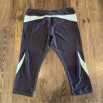 Avia Charcoal & Mint Green Cropped Workout Leggings Size L Photo 5