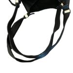 Michael Kors Black Pebbled Leather Double Strap Shoulder Tote Weekender Bag Photo 9