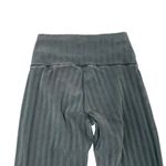Aerie Flare Leg Ribbed High Waisted Leggings Pants Dark Gray size Medium Photo 4