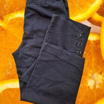 Requirements RQT Black Capri Pants with Decorative Buttons Size 8‎ Photo 0