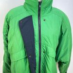 London Fog Vintage 80s Down Ski Coat  Kelly Green Photo 1