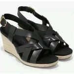 Cole Haan New  Women's Crystal 70MM Wedge Black Sandal~ Size 10 Photo 0