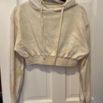 Adika Yellow Crop Top Hoodie Photo 0