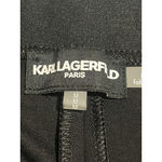 Karl Lagerfeld Wide Leg Pants Womens Size M Black Stretch Pull Up Dress Pant NWT Photo 4