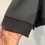 Habitat Lightweight Black & White Grid Print Cropped Sleeve Jacket Lagenlook Photo 2