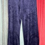 New York & Company Dark Blue Velvet Joggers Size M Photo 0