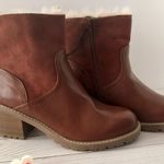 Leather/Suede Boots, Size 10 Brown Photo 1