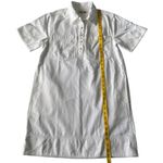 Madewell  Denim Popover Mini  Dress Size M In Pure     White Photo 2