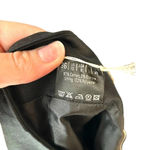 Wolford Black Pencil Skirt Front Slit Satin and Lace‎ Stripe Trim Size US 6 Photo 8