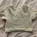 Free People Cropped Crème Top Photo 1
