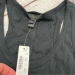 J.Crew  Racerback Mini Tank Dress Black Size XL New with Tags Capsule Piece Photo 9